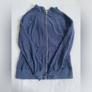 Victorias Secret Blue Zip Up Jacket With Pockets “Angels Have More Fun”